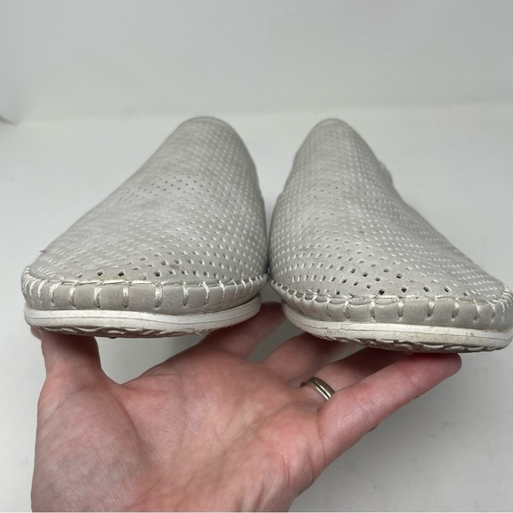 Bruno Marc Sleeker Leather Loafers – Slip-On – Gray – Size 10 - Picture 5 of 9